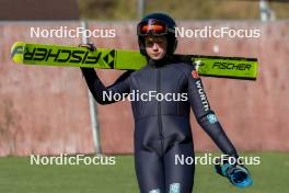 11.10.2024, Oberhof, Germany (GER): unidentified athlete - German Championships Nordic Combined men and women, individual gundersen HS100/5km women, training, Oberhof (GER). www.nordicfocus.com. © Volk/NordicFocus. Every downloaded picture is fee-liable.