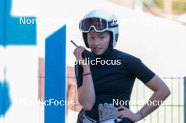 11.10.2024, Oberhof, Germany (GER): Trine Goepfert (GER) - German Championships Nordic Combined men and women, individual gundersen HS100/5km women, training, Oberhof (GER). www.nordicfocus.com. © Volk/NordicFocus. Every downloaded picture is fee-liable.