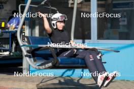 11.10.2024, Oberhof, Germany (GER): Trine Goepfert (GER) - German Championships Nordic Combined men and women, individual gundersen HS100/5km women, training, Oberhof (GER). www.nordicfocus.com. © Volk/NordicFocus. Every downloaded picture is fee-liable.