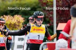 12.10.2024, Oberhof, Germany (GER): Jenny Nowak (GER) - German Championships Nordic Combined men and women, individual gundersen HS100/5km women, Oberhof (GER). www.nordicfocus.com. © Volk/NordicFocus. Every downloaded picture is fee-liable.