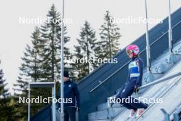 12.10.2024, Oberhof, Germany (GER): Nathalie Armbruster (GER) - German Championships Nordic Combined men and women, individual gundersen HS100/5km women, Oberhof (GER). www.nordicfocus.com. © Volk/NordicFocus. Every downloaded picture is fee-liable.