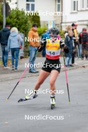 12.10.2024, Oberhof, Germany (GER): Marie Naehring (GER) - German Championships Nordic Combined men and women, individual gundersen HS100/5km women, Oberhof (GER). www.nordicfocus.com. © Volk/NordicFocus. Every downloaded picture is fee-liable.