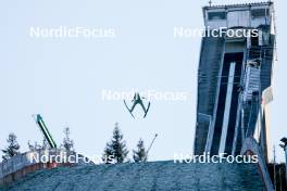 11.10.2024, Oberhof, Germany (GER): unidentified athlete - German Championships Nordic Combined men and women, individual gundersen HS100/5km women, training, Oberhof (GER). www.nordicfocus.com. © Volk/NordicFocus. Every downloaded picture is fee-liable.