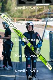 11.10.2024, Oberhof, Germany (GER): Svenja Wuerth (GER) - German Championships Nordic Combined men and women, individual gundersen HS100/5km women, training, Oberhof (GER). www.nordicfocus.com. © Volk/NordicFocus. Every downloaded picture is fee-liable.