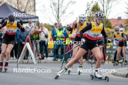 12.10.2024, Oberhof, Germany (GER): Lilly Grossmann (GER), Marie Naehring (GER), (l-r)  - German Championships Nordic Combined men and women, individual gundersen HS100/5km women, Oberhof (GER). www.nordicfocus.com. © Volk/NordicFocus. Every downloaded picture is fee-liable.