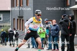 13.10.2024, Oberhof, Germany (GER): Nico Zarucchi (SUI) - German Championships Nordic Combined men and women, team sprint  HS140/15km men, Oberhof (GER). www.nordicfocus.com. © Volk/NordicFocus. Every downloaded picture is fee-liable.