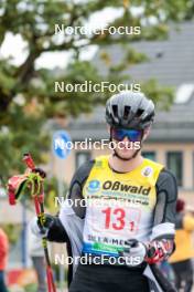 13.10.2024, Oberhof, Germany (GER): Jan Andersen (GER) - German Championships Nordic Combined men and women, team sprint  HS140/15km men, Oberhof (GER). www.nordicfocus.com. © Volk/NordicFocus. Every downloaded picture is fee-liable.