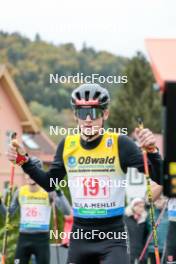 13.10.2024, Oberhof, Germany (GER): Jonathan Graebert (GER) - German Championships Nordic Combined men and women, team sprint  HS140/15km men, Oberhof (GER). www.nordicfocus.com. © Volk/NordicFocus. Every downloaded picture is fee-liable.