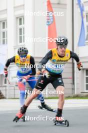 13.10.2024, Oberhof, Germany (GER): Jan Vytrval (CZE), Manuel Faisst (GER), (l-r)  - German Championships Nordic Combined men and women, team sprint  HS140/15km men, Oberhof (GER). www.nordicfocus.com. © Volk/NordicFocus. Every downloaded picture is fee-liable.