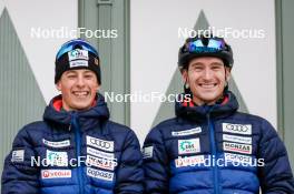 13.10.2024, Oberhof, Germany (GER): Jiri Konvalinka (CZE), Jan Vytrval (CZE), (l-r)  - German Championships Nordic Combined men and women, team sprint  HS140/15km men, Oberhof (GER). www.nordicfocus.com. © Volk/NordicFocus. Every downloaded picture is fee-liable.