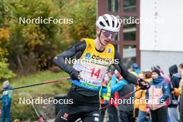 13.10.2024, Oberhof, Germany (GER): Albin Stenzel (GER) - German Championships Nordic Combined men and women, team sprint  HS140/15km men, Oberhof (GER). www.nordicfocus.com. © Volk/NordicFocus. Every downloaded picture is fee-liable.