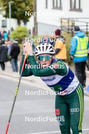 13.10.2024, Oberhof, Germany (GER): Amelie Steiner (GER) - German Championships Nordic Combined men and women, team sprint  HS100/9km women, Oberhof (GER). www.nordicfocus.com. © Volk/NordicFocus. Every downloaded picture is fee-liable.