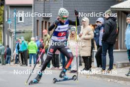 13.10.2024, Oberhof, Germany (GER): Fabienne Klumpp (GER) - German Championships Nordic Combined men and women, team sprint  HS100/9km women, Oberhof (GER). www.nordicfocus.com. © Volk/NordicFocus. Every downloaded picture is fee-liable.