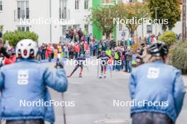 13.10.2024, Oberhof, Germany (GER): Cindy Haasch (GER), Jenny Nowak (GER), (l-r)  - German Championships Nordic Combined men and women, team sprint  HS100/9km women, Oberhof (GER). www.nordicfocus.com. © Volk/NordicFocus. Every downloaded picture is fee-liable.