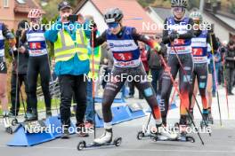 13.10.2024, Oberhof, Germany (GER): Svenja Wuerth (GER) - German Championships Nordic Combined men and women, team sprint  HS100/9km women, Oberhof (GER). www.nordicfocus.com. © Volk/NordicFocus. Every downloaded picture is fee-liable.