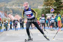 13.10.2024, Oberhof, Germany (GER): Charlotte Lauber (GER) - German Championships Nordic Combined men and women, team sprint  HS100/9km women, Oberhof (GER). www.nordicfocus.com. © Volk/NordicFocus. Every downloaded picture is fee-liable.