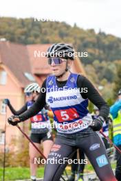 13.10.2024, Oberhof, Germany (GER): Trine Goepfert (GER) - German Championships Nordic Combined men and women, team sprint  HS100/9km women, Oberhof (GER). www.nordicfocus.com. © Volk/NordicFocus. Every downloaded picture is fee-liable.