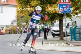 13.10.2024, Oberhof, Germany (GER): Magdalena Burger (GER) - German Championships Nordic Combined men and women, team sprint  HS100/9km women, Oberhof (GER). www.nordicfocus.com. © Volk/NordicFocus. Every downloaded picture is fee-liable.