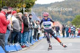 13.10.2024, Oberhof, Germany (GER): Nathalie Armbruster (GER) - German Championships Nordic Combined men and women, team sprint  HS100/9km women, Oberhof (GER). www.nordicfocus.com. © Volk/NordicFocus. Every downloaded picture is fee-liable.