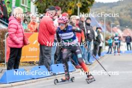 13.10.2024, Oberhof, Germany (GER): Nathalie Armbruster (GER) - German Championships Nordic Combined men and women, team sprint  HS100/9km women, Oberhof (GER). www.nordicfocus.com. © Volk/NordicFocus. Every downloaded picture is fee-liable.