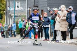 13.10.2024, Oberhof, Germany (GER): Anne Haeckel (GER) - German Championships Nordic Combined men and women, team sprint  HS100/9km women, Oberhof (GER). www.nordicfocus.com. © Volk/NordicFocus. Every downloaded picture is fee-liable.