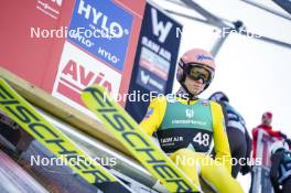 12.03.2024, Trondheim, Norway (NOR): Jan Hoerl (AUT) - FIS world cup ski jumping men, individual HS100, Trondheim (NOR). www.nordicfocus.com. © Thibaut/NordicFocus. Every downloaded picture is fee-liable.