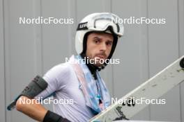 27.09.2024, Hinzenbach, Austria (AUT): Vladimir Zografski (BUL) - Summer Grand Prix ski jumping, training HS90, Hinzenbach (AUT). www.nordicfocus.com. © Volk/NordicFocus. Every downloaded picture is fee-liable