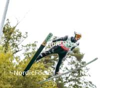 28.09.2024, Hinzenbach, Austria (AUT): Francesco Cecon (ITA) - Summer Grand Prix ski jumping, individual HS90, Hinzenbach (AUT). www.nordicfocus.com. © Volk/NordicFocus. Every downloaded picture is fee-liable