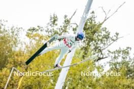 28.09.2024, Hinzenbach, Austria (AUT): Yevhen Marusiak (UKR) - Summer Grand Prix ski jumping, individual HS90, Hinzenbach (AUT). www.nordicfocus.com. © Volk/NordicFocus. Every downloaded picture is fee-liable