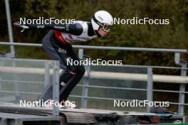 28.09.2024, Hinzenbach, Austria (AUT): David Haagen (AUT) - Summer Grand Prix ski jumping, individual HS90, Hinzenbach (AUT). www.nordicfocus.com. © Volk/NordicFocus. Every downloaded picture is fee-liable