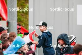 28.09.2024, Hinzenbach, Austria (AUT): Michael Hayboeck (AUT) - Summer Grand Prix ski jumping, individual HS90, Hinzenbach (AUT). www.nordicfocus.com. © Volk/NordicFocus. Every downloaded picture is fee-liable