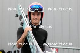 27.09.2024, Hinzenbach, Austria (AUT): Stephan Leyhe (GER) - Summer Grand Prix ski jumping, training HS90, Hinzenbach (AUT). www.nordicfocus.com. © Volk/NordicFocus. Every downloaded picture is fee-liable