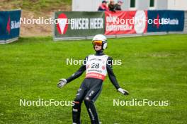 28.09.2024, Hinzenbach, Austria (AUT): Francesco Cecon (ITA) - Summer Grand Prix ski jumping, individual HS90, Hinzenbach (AUT). www.nordicfocus.com. © Volk/NordicFocus. Every downloaded picture is fee-liable