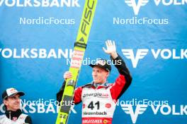 28.09.2024, Hinzenbach, Austria (AUT): Daniel Tschofenig (AUT), Jan Hoerl (AUT), (l-r)  - Summer Grand Prix ski jumping, individual HS90, Hinzenbach (AUT). www.nordicfocus.com. © Volk/NordicFocus. Every downloaded picture is fee-liable