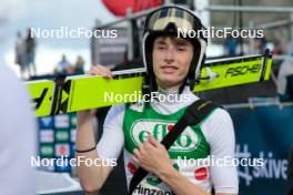 29.09.2024, Hinzenbach, Austria (AUT): Felix Trunz (SUI) - Summer Grand Prix ski jumping, individual HS90, Hinzenbach (AUT). www.nordicfocus.com. © Volk/NordicFocus. Every downloaded picture is fee-liable