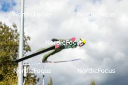 29.09.2024, Hinzenbach, Austria (AUT): Antti Aalto (FIN) - Summer Grand Prix ski jumping, individual HS90, Hinzenbach (AUT). www.nordicfocus.com. © Volk/NordicFocus. Every downloaded picture is fee-liable