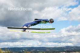 29.09.2024, Hinzenbach, Austria (AUT): Adrian Tittel (GER) - Summer Grand Prix ski jumping, individual HS90, Hinzenbach (AUT). www.nordicfocus.com. © Volk/NordicFocus. Every downloaded picture is fee-liable