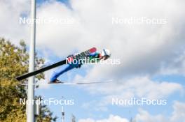 29.09.2024, Hinzenbach, Austria (AUT): Jakub Wolny (POL) - Summer Grand Prix ski jumping, individual HS90, Hinzenbach (AUT). www.nordicfocus.com. © Volk/NordicFocus. Every downloaded picture is fee-liable