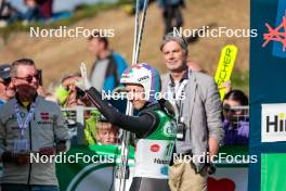 29.09.2024, Hinzenbach, Austria (AUT): Simon Ammann (SUI) - Summer Grand Prix ski jumping, individual HS90, Hinzenbach (AUT). www.nordicfocus.com. © Volk/NordicFocus. Every downloaded picture is fee-liable