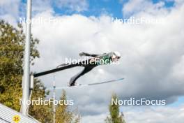 29.09.2024, Hinzenbach, Austria (AUT): Andrea Campregher (ITA) - Summer Grand Prix ski jumping, individual HS90, Hinzenbach (AUT). www.nordicfocus.com. © Volk/NordicFocus. Every downloaded picture is fee-liable