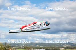 29.09.2024, Hinzenbach, Austria (AUT): Daniel Tschofenig (AUT) - Summer Grand Prix ski jumping, individual HS90, Hinzenbach (AUT). www.nordicfocus.com. © Volk/NordicFocus. Every downloaded picture is fee-liable