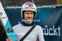 29.09.2024, Hinzenbach, Austria (AUT): Simon Ammann (SUI) - Summer Grand Prix ski jumping, individual HS90, Hinzenbach (AUT). www.nordicfocus.com. © Volk/NordicFocus. Every downloaded picture is fee-liable