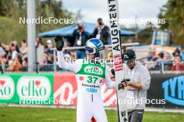 29.09.2024, Hinzenbach, Austria (AUT): Daniel Tschofenig (AUT) - Summer Grand Prix ski jumping, individual HS90, Hinzenbach (AUT). www.nordicfocus.com. © Volk/NordicFocus. Every downloaded picture is fee-liable