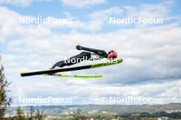 29.09.2024, Hinzenbach, Austria (AUT): Karl Geiger (GER) - Summer Grand Prix ski jumping, individual HS90, Hinzenbach (AUT). www.nordicfocus.com. © Volk/NordicFocus. Every downloaded picture is fee-liable