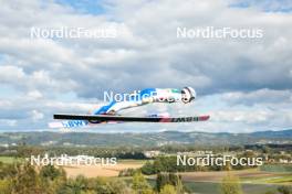 29.09.2024, Hinzenbach, Austria (AUT): Kacper Juroszek (POL) - Summer Grand Prix ski jumping, individual HS90, Hinzenbach (AUT). www.nordicfocus.com. © Volk/NordicFocus. Every downloaded picture is fee-liable