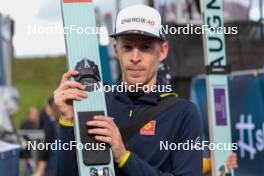 29.09.2024, Hinzenbach, Austria (AUT): Michael Hayboeck (AUT) - Summer Grand Prix ski jumping, individual HS90, Hinzenbach (AUT). www.nordicfocus.com. © Volk/NordicFocus. Every downloaded picture is fee-liable