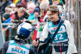 05.10.2024, Klingenthal, Germany (GER): Andreas Wellinger (GER), Johann Andre Forfang (NOR), (l-r)  - Summer Grand Prix ski jumping men, individual HS140, Klingenthal (GER). www.nordicfocus.com. © Volk/NordicFocus. Every downloaded picture is fee-liable