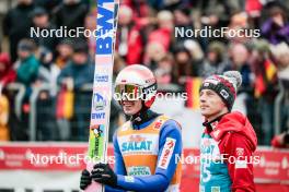 05.10.2024, Klingenthal, Germany (GER): Pawel Wasek (POL), Dawid Kubacki (POL), (l-r)  - Summer Grand Prix ski jumping men, individual HS140, Klingenthal (GER). www.nordicfocus.com. © Volk/NordicFocus. Every downloaded picture is fee-liable