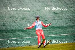 05.10.2024, Klingenthal, Germany (GER): Gregor Deschwanden (SUI) - Summer Grand Prix ski jumping men, individual HS140, Klingenthal (GER). www.nordicfocus.com. © Volk/NordicFocus. Every downloaded picture is fee-liable