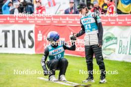 05.10.2024, Klingenthal, Germany (GER): Ryoyu Kobayashi (JPN), Ren Nikaido (JPN), (l-r)  - Summer Grand Prix ski jumping men, individual HS140, Klingenthal (GER). www.nordicfocus.com. © Volk/NordicFocus. Every downloaded picture is fee-liable